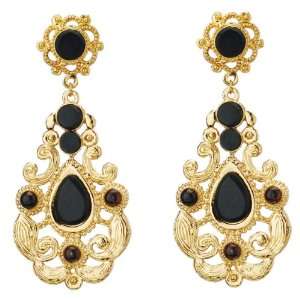  Exotic Gold and Wood Chandelier Earrings Jewelry