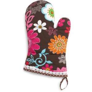  Dots and Daisies Vintage Style Oven Mitt