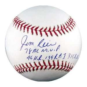 Productions I0003983 Jim Rice Autographed ML Baseball Inscribed 78 AL 