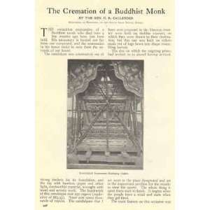  1906 Creamation of Buddhist Monk in Burma 