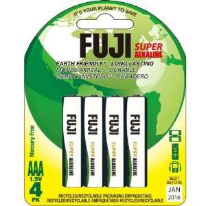  New Fuji Alkaline Batteries AAA 4 Pack Case Pack 54 
