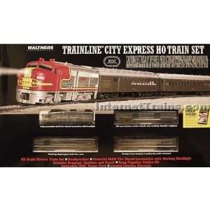  Walthers Trainline HO Scale City Express Passenger Set 