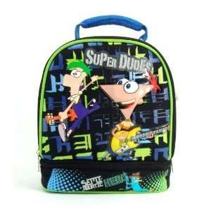 PHINEAS AND FERB DOUBLE COMPARTMENT LUNCH BOX  Toys & Games   
