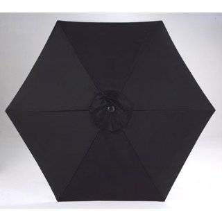  Outdoor Patio Umbrella   Black: Patio, Lawn & Garden