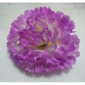  NEW Light Purple Carnation Hair Flower, Limited.: Beauty