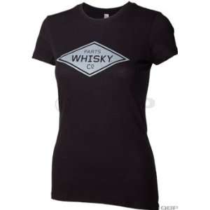  Whisky Parts Co. Womens Logo T Shirt Black; LG Sports 