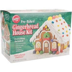 Wilton Pre Baked Gingerbread House Kit  Grocery & Gourmet 