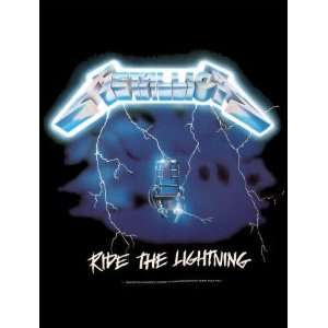 Metallica   Ride the Lightning Textile Poster