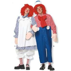  Raggedy Ann & Andy Adult Costume Patterns   Simplicity 
