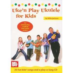  Uken Play Ukulele for Kids (Book & CD) [Paperback] Mike 