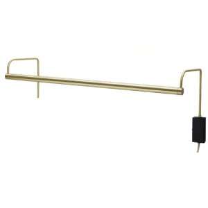  15 Slim line LED Picture Light in Polished Brass: Home 