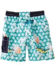 Floatimini Baby Boys Infant Emerald Sea Swim Shorts