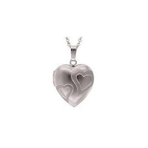  Silver Triple Heart Locket, Mothers Jewelry Jewelry