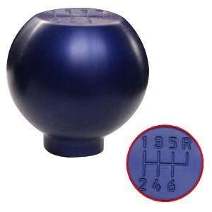  79 04 Mustang Blue Billet Gear Shift Knob with 6 Speed 