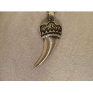  Tigers Claw Pewter Pendant 