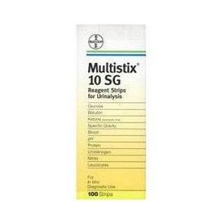  Multistix 10 S G Reagent Strips for Urinalysis, Tests for 