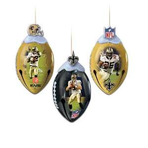  New Orleans Saints Footbells Ornament Collection