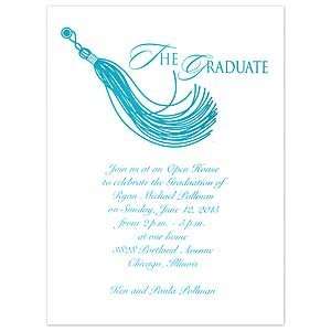  Tassel Invitation Graduation Invitations