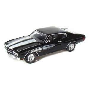  1970 Chevy Chevelle SS454 1/18 Black: Toys & Games