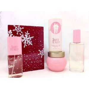 Sweet Honesty By Avon 4 piece Gift Set for Women, Cologne Spray 1.7 Oz 