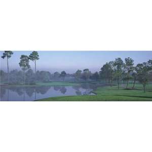  Bay Hill Hole No. 17 Golf Panorama Picture Framed