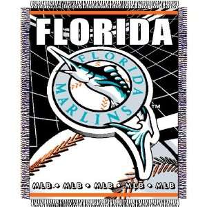  Florida Marlins Triple Woven Team Blankets: Home & Kitchen