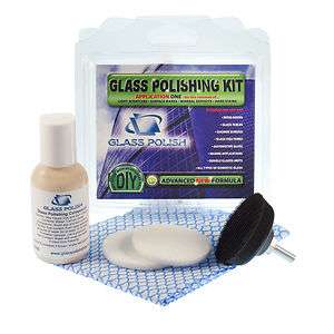 Glass Polishing kit 250mm Light Scratches (brown cerium oxide 