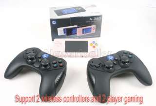 Dingoo a380 Handheld + 2 wireless controllers A320+  
