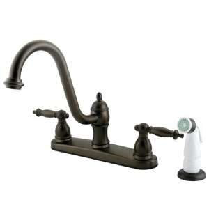 Princeton Brass PKB3115TL 8 inch center kitchen faucet with plastic 