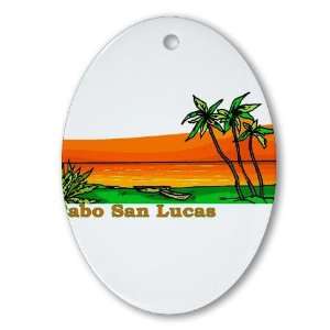  Cabo San Lucas, Mexico Love Oval Ornament by CafePress 