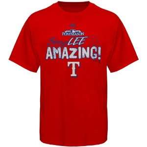   Rangers #33 Cliff Lee Red SimpLEE Amazing T shirt