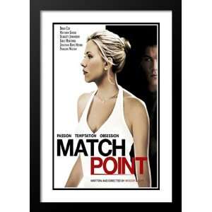 Match Point 20x26 Framed and Double Matted Movie Poster   Style F 