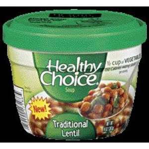 Healthy Choice Traditional Lentil Soup Microwave Bowl   12 Pack 