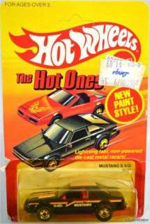 HOT WHEELS THE HOT ONES MUSTANG S.V.O. #9531 NRFP EXLT COND 1982 