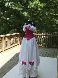 NWT NADINE $230 SOUTHERN BELLE GOWN/COSTUME SIZE 7 RUNS SMALL  