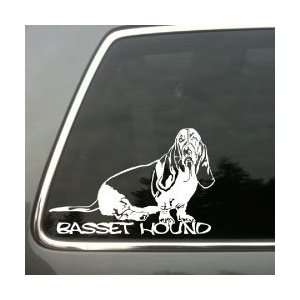  Basset Hound dog car truck vinyl decal sticker big 