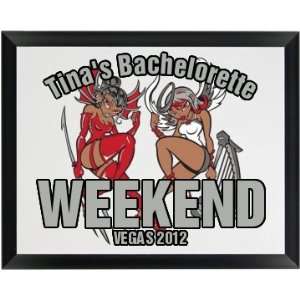  Bachelorette Weekend: Custom Wood Plaque: Home & Kitchen