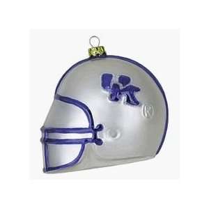  NCAA Kentucky Wildcats Glass Football Helmet 4 Sports 