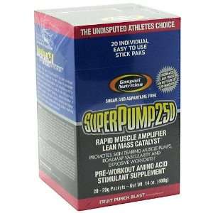 Gaspari Nutrition SuperPump250, Fruit Punch Blast, 20 20g packets 14