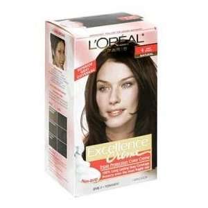   Loreal Excellence #4 (Natural) Dark Brown KIT: Health & Personal Care