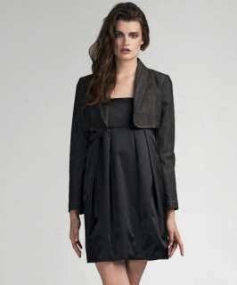 Dolce & Gabbana dark stretch denim cropped jacket