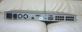 Dell 2161DS 2 16 Port Remote KVM Switch+ 16 PS2/USB SIP  