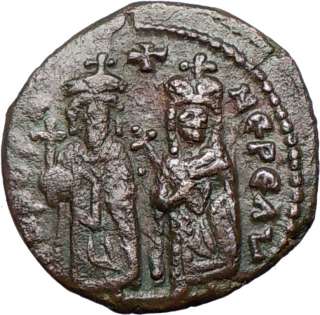 PHOCAS & LEONTINA 603AD Quality Antioch Mint Ancient Medieval 