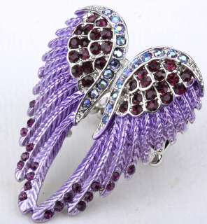   crystal angel wing stretchy ring JEWELRY 2;buy 10 items free shipping