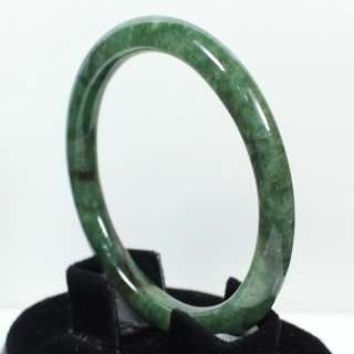   53mm Green Bangle 100% Natural Untreated Real A Jadeite Jade  