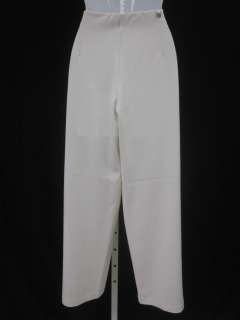 EQUESTRIAN White Cropped High Waisted Pants Capris Sz S  