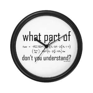  Equation Funny Wall Clock by  