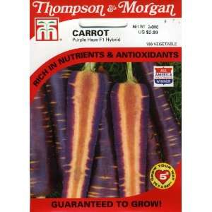   186 Carrot Purple Haze F1 Hybrid Seed Packet Patio, Lawn & Garden