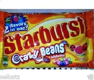STARBURST CRAZY BEANS JELLY BEANS 13 OZ REAL FRUIT JUICE CANDY  