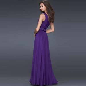 brand new Red/Purple Long evening prom bridesmaid graduation dress 